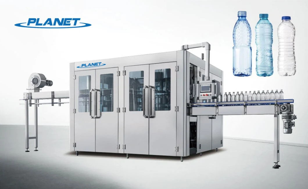 Turnkey Monoblock Automatic Beverage Drinking Mineral Soda Water Processing Purifier Bottle Bottling Filling Machine with RO Water Treatment Plant