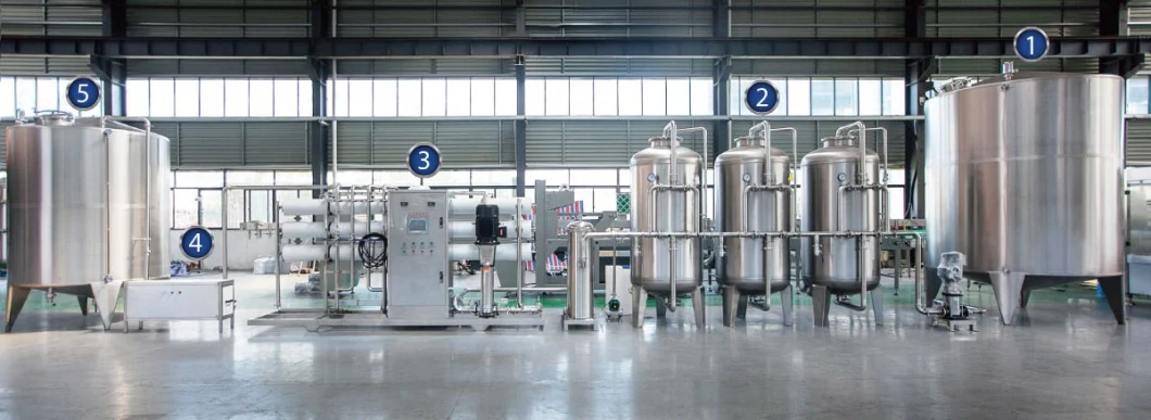Turnkey Monoblock Automatic Beverage Drinking Mineral Soda Water Processing Purifier Bottle Bottling Filling Machine with RO Water Treatment Plant