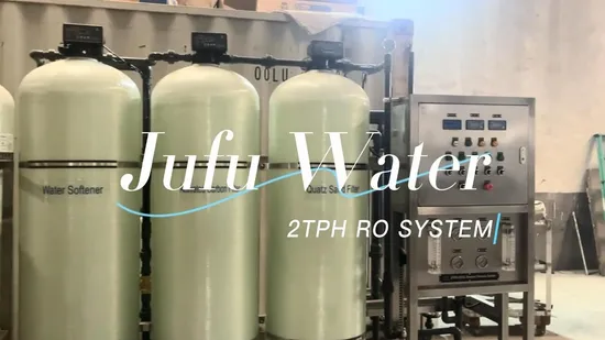 2000lph RO Membrane Water Filter System RO Water Treatment Machinery for Drinking