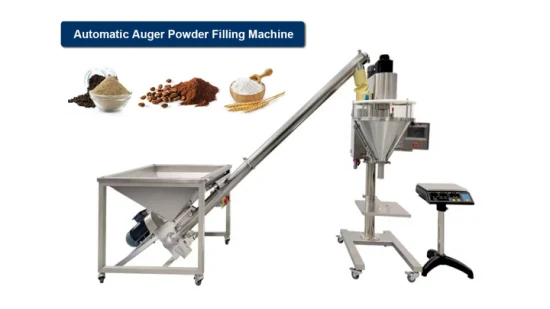Df-a&Ds-3 Automatic Auger Powder Filler Flour Talcs Detergents Dry Milk Soil Coffee Powder Spice Filling Weighing Machine with Auger Screw Elevator