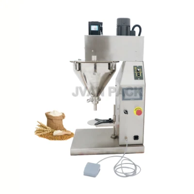 Df-B Semi Automatic Chemical Flour Spice Coffee Milk Protein Baby Talc Powder Screw Dosing Filler Auger Filling Packing Machine