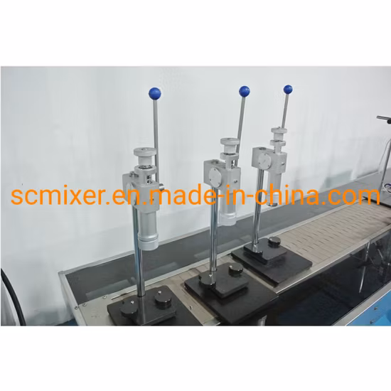 Semi Automatic Gas Aerosol Deodorant Perfume Bottle Sealing Capping Crimping Machine