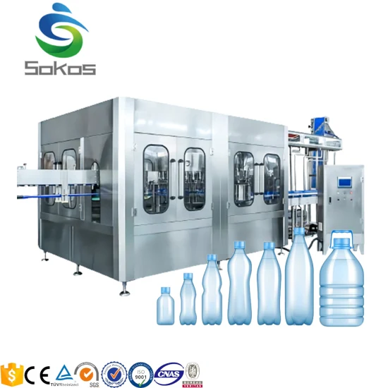 Automatic 3 in 1 Pure Mineral Pet Small Bottle Filling Line Bottling Plant Water Production Line Capping Machine Drinking Water Filling Machines