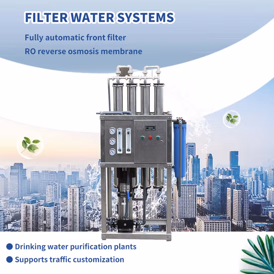 Pure Water Machine 500 Lph Industrial Water Treatment Equipment RO Plant Water Treatment Reverse Osmosis Machine Price