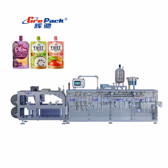 Top or Corner Spout Servo Doypack Slant Spout Stand up Pouch Liquid/ Sauce Form Fill Seal Packing Machine Discount 10% off