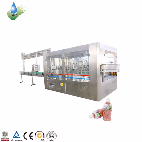 Automatic Juice Milk Coffee Tea Filling Machine Turnkey Solution From A to Z Water Treatment Processing System Blending Blowing Filling Capping Conveyor Packing
