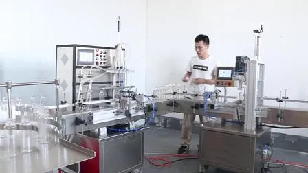 Zonesun Full Automatic L Configuration Jar Water Bottle Liquid Soap Juice Perfume Filling Capping and Labeling Machine Juice Production Line