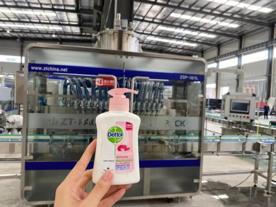 Automatic Shampoo Liquid Filling Machine for Hand Sanitizer, Shower Gel, Body Shower, Bottle Packaging Filling Capping Labeling Packing Machine